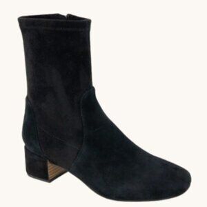 Black Everly Ankle Booties with Elastic Panels "gentle souls" by Kenneth Cole 6